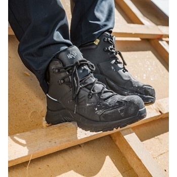 Haix Black Eagle Safety 610 610052 S7 Hoog Zwart Werkschoen