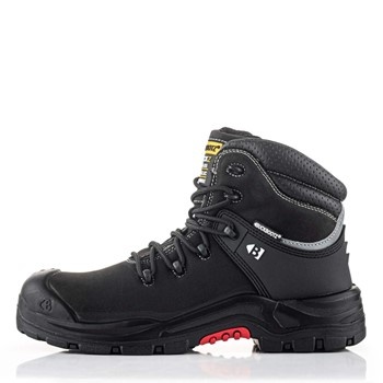 Buckbootz  Boots Nubuckz NKZ102BLK  S3 Hoog Zwart Werkschoen