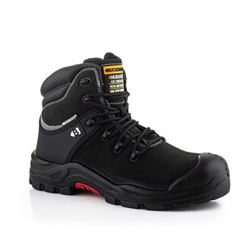 Buckbootz  Boots Nubuckz NKZ102BLK  S3 Hoog Zwart Werkschoen