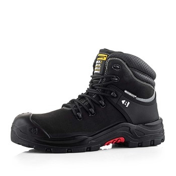 Buckbootz  Boots Nubuckz NKZ102BLK  S3 Hoog Zwart Werkschoen