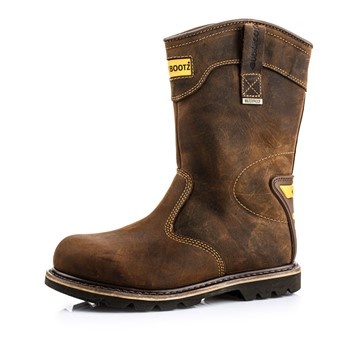 Buckbootz  Boots 701SMWP SB Hoog Bruin Werklaars