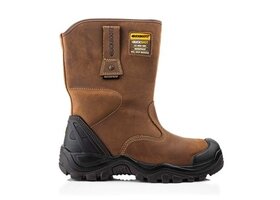 Buckbootz BSH010 S3 Hoog Bruin Werklaars
