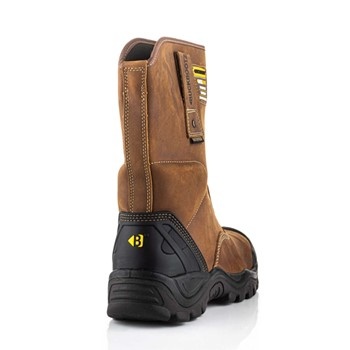Buckbootz  BSH010 S3 Hoog Bruin Werklaars