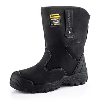 Buckbootz  BSH010 S3 Hoog Zwart Werklaars