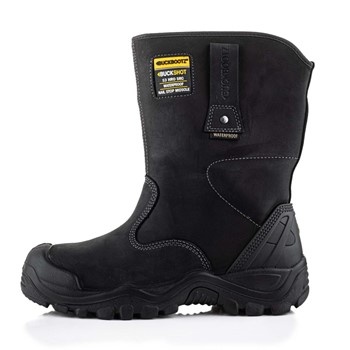 Buckbootz  BSH010 S3 Hoog Zwart Werklaars