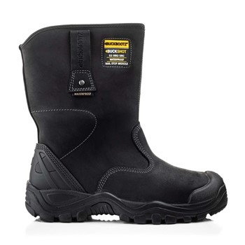 Buckbootz  BSH010 S3 Hoog Zwart Werklaars