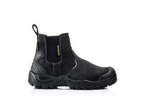 Buckbootz  BSH006 S3 Hoog Zwart Instap Werkschoen