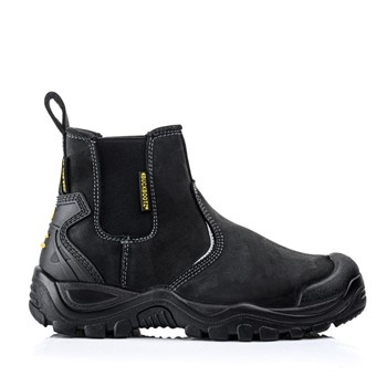 Buckbootz  BSH006 S3 Hoog Zwart Instap Werkschoen
