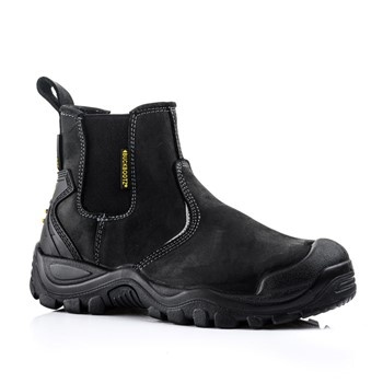 Buckbootz  BSH006 S3 Hoog Zwart Instap Werkschoen