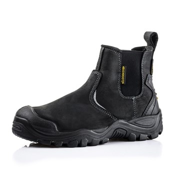 Buckbootz  BSH006 S3 Hoog Zwart Instap Werkschoen