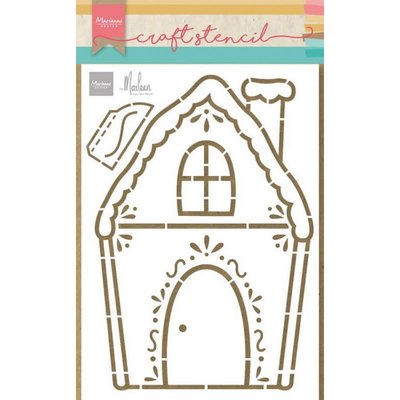 Craft stencil - Marianne Design - Gingerbread house
