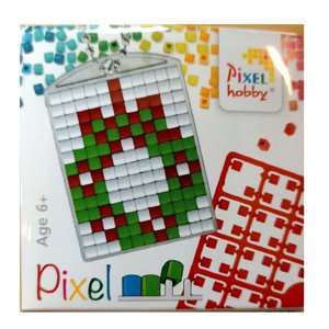 Pixel Pixelhobby - sleutelhanger - Kerstkrans