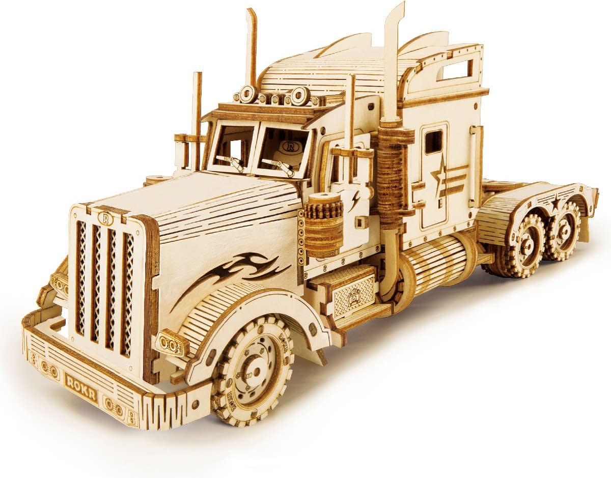 Caroline vervormen Walging Robotime - Heavy Truck (houten bouwpakket) - Hobby Creatief