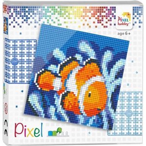 Pixel Pixelhobby - set - Clownvis (4 kleine platen)