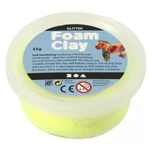 Foam Clay Foam Clay - Geel Glitter (35 gram)