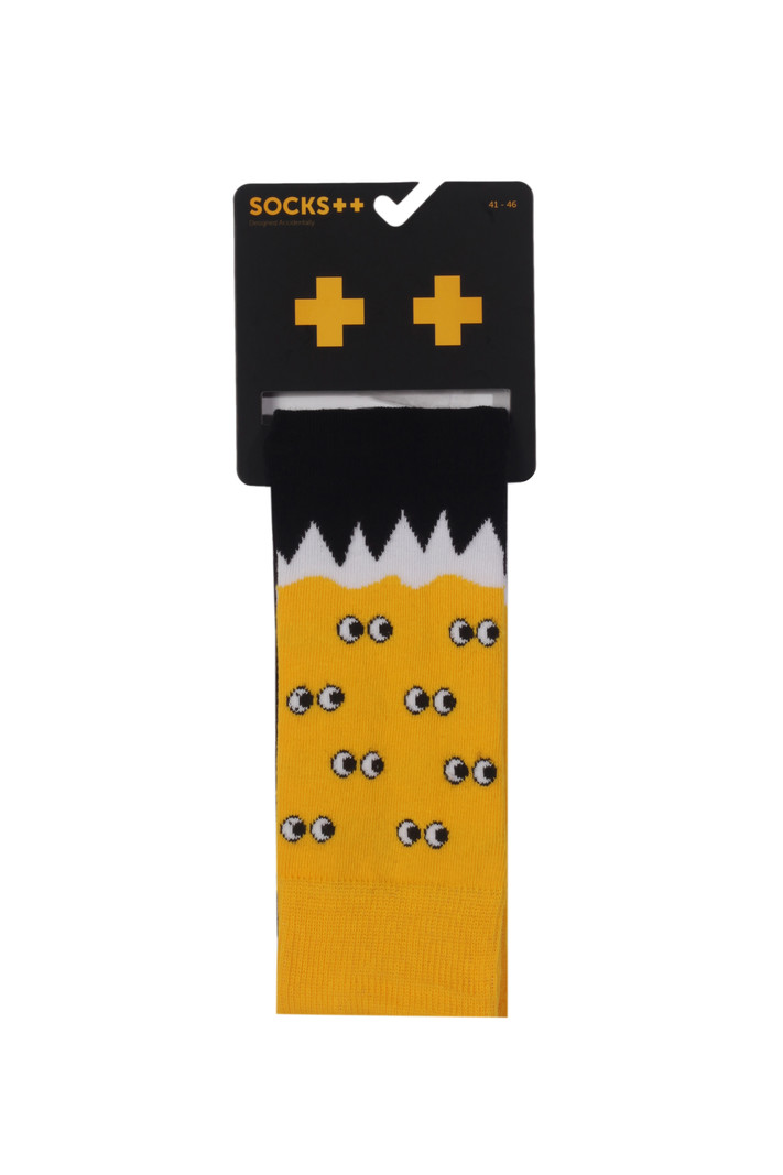 Yellow Goofy Socks