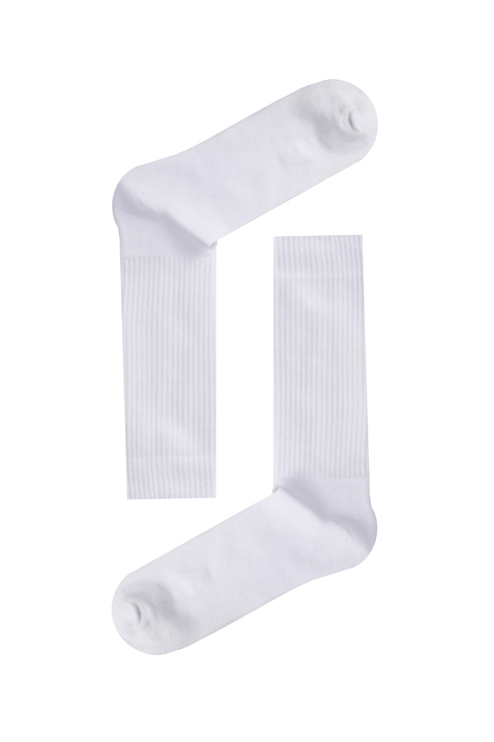 White Athletic Socks