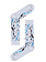 Blue Spray Athletic Socks