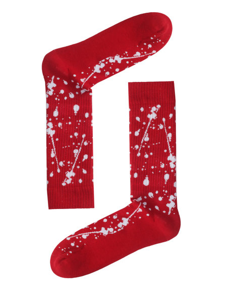 Red Spray Athletic Socks 3-Pack (€ 5,- per stk)