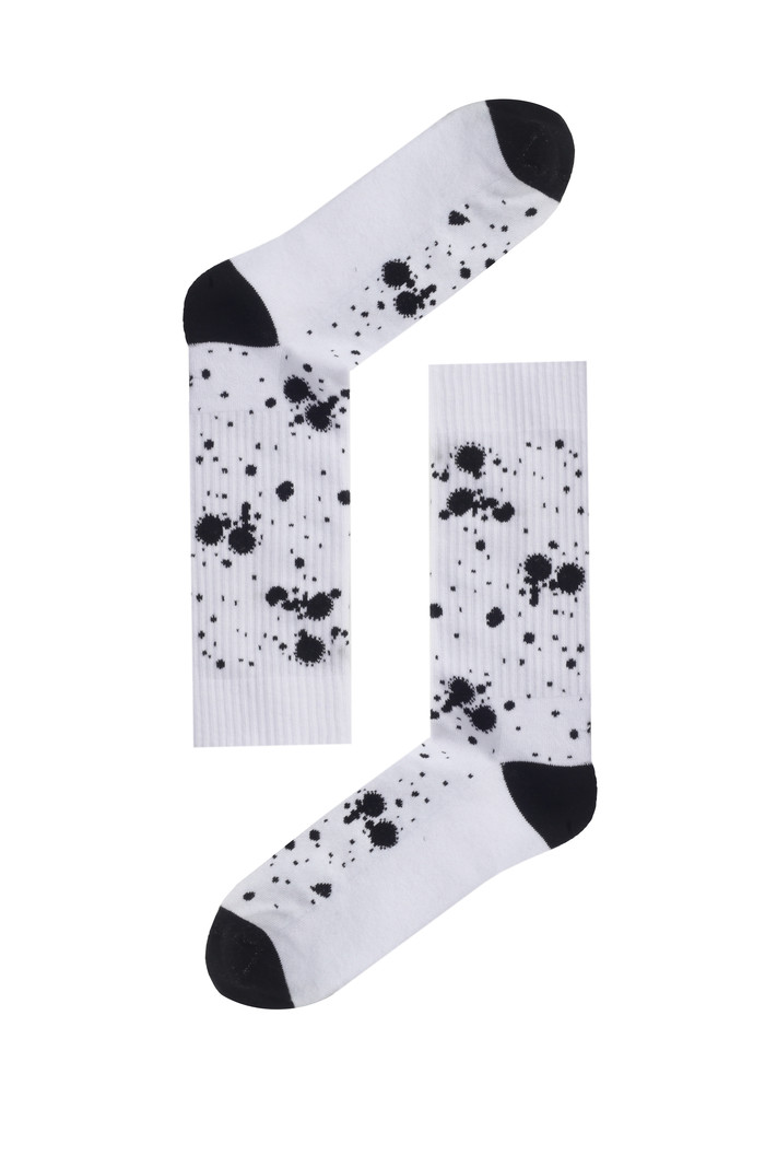Salt & Pepper Athletic Socks