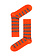 Orange Check Mate Socks
