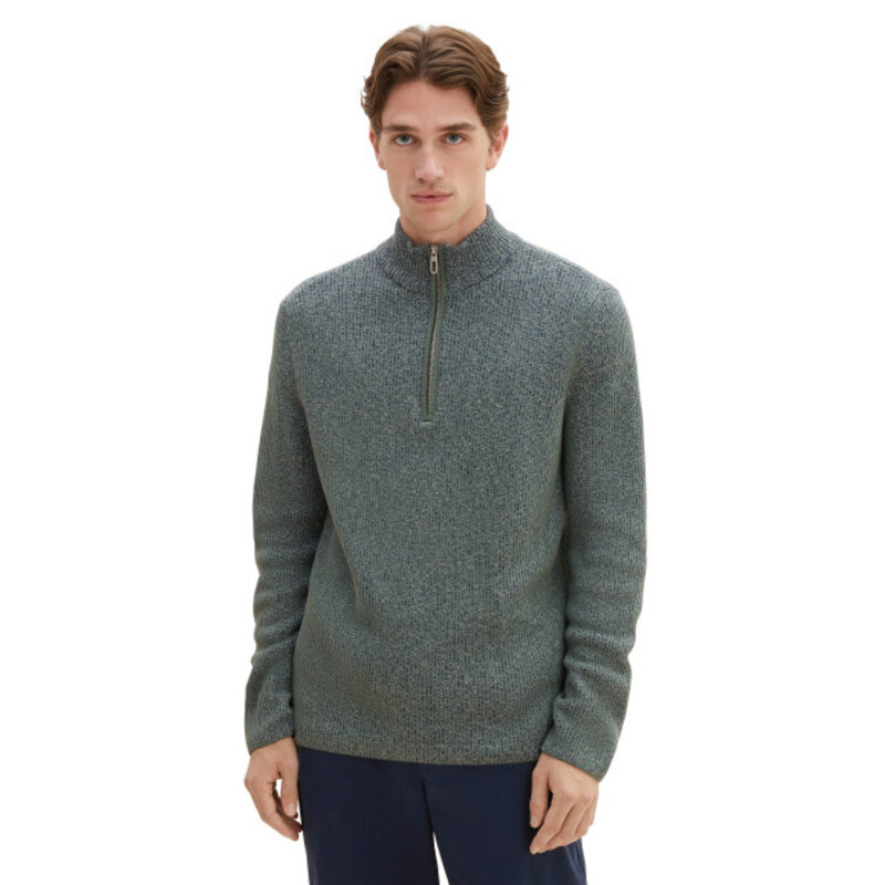 Tom Tailor Knitted mouline troyer pullover 1038243