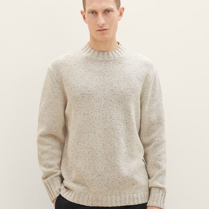Tom Tailor Comfort twotone knit pullover 1038236