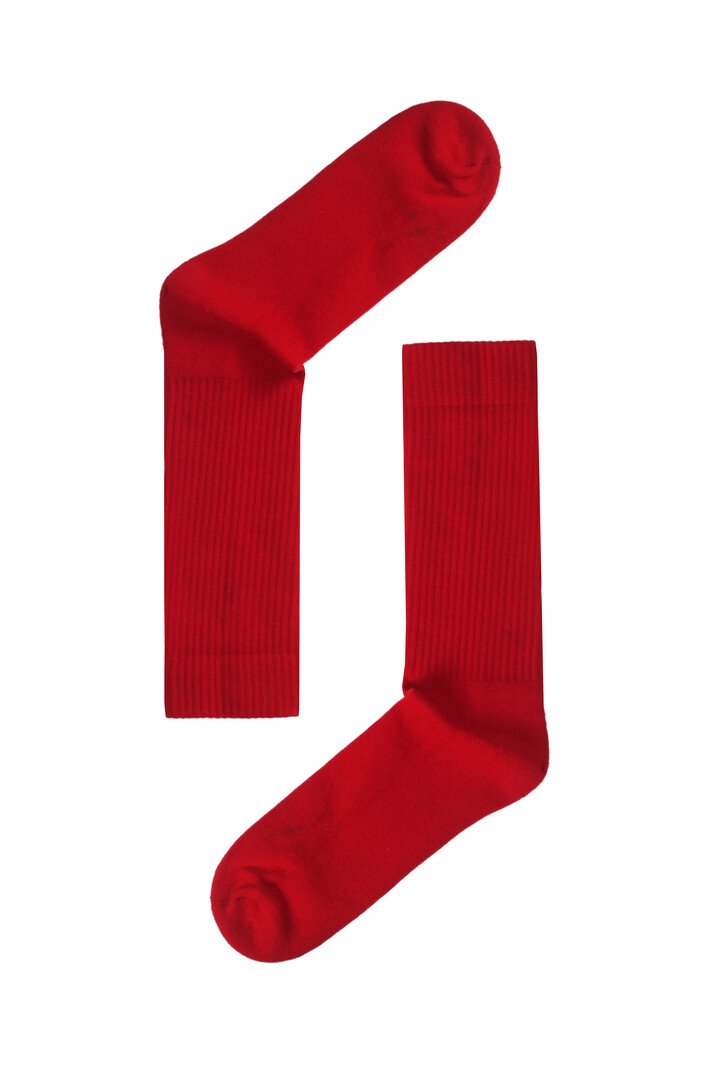 Red Athletic Socks