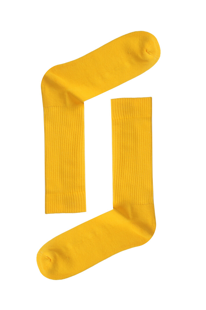 Yellow Athletic Socks