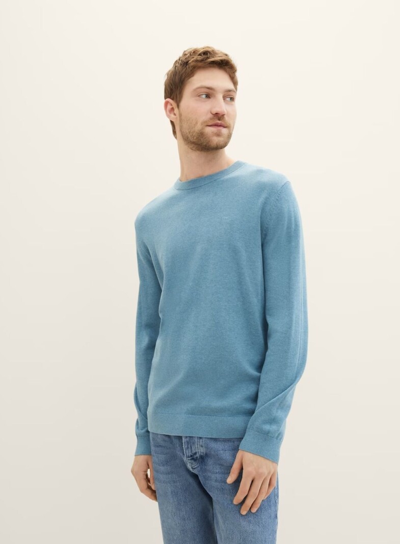 Tom Tailor Basic crewneck knit 1039805