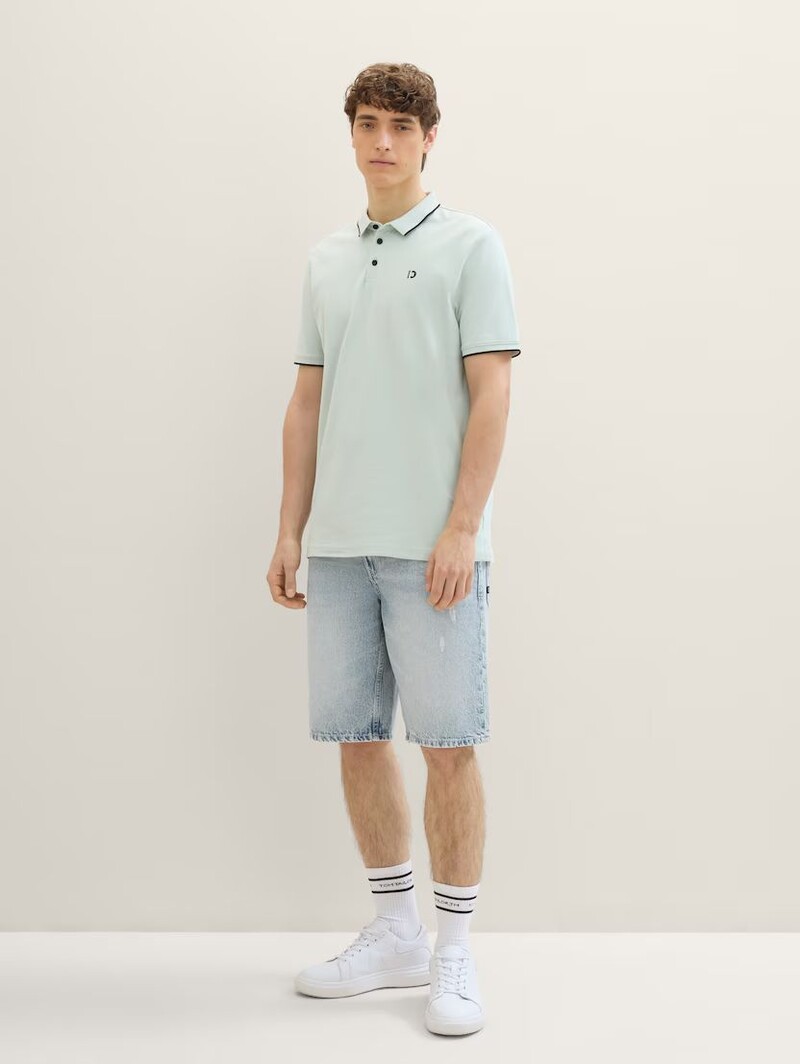 Tom Tailor Polo with tipping 1040473