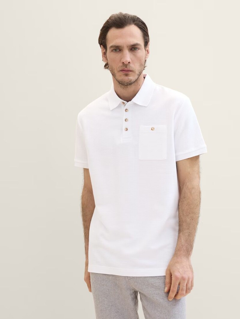 Tom Tailor Decorated structured polo 1041808