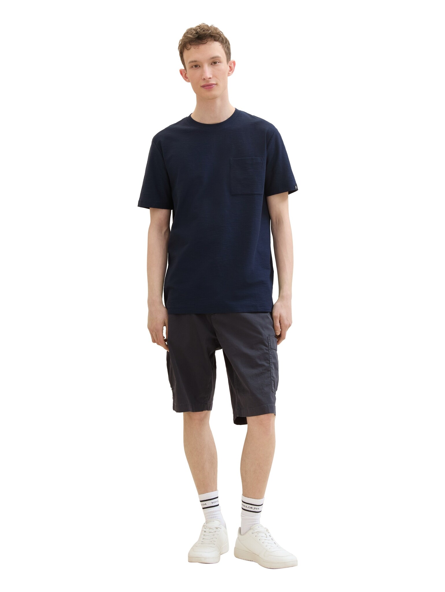 Tom Tailor Structured t-shirt with pocket 1042058