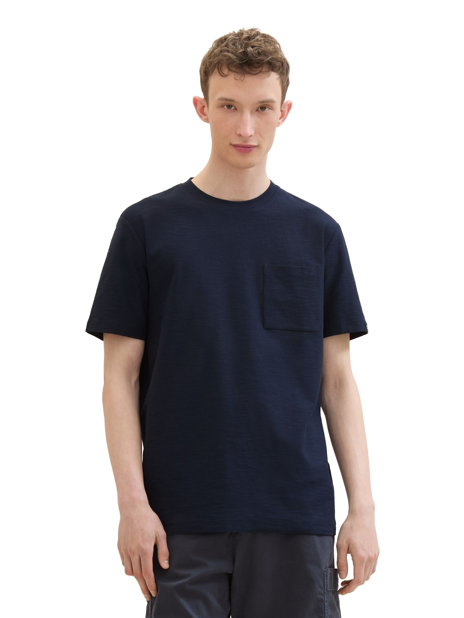 Tom Tailor Structured t-shirt with pocket 1042058