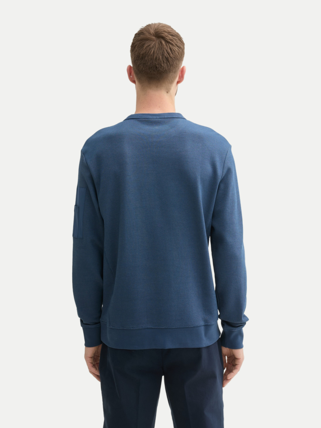 Tom Tailor Structured c-neck Sweatshirt 1043393