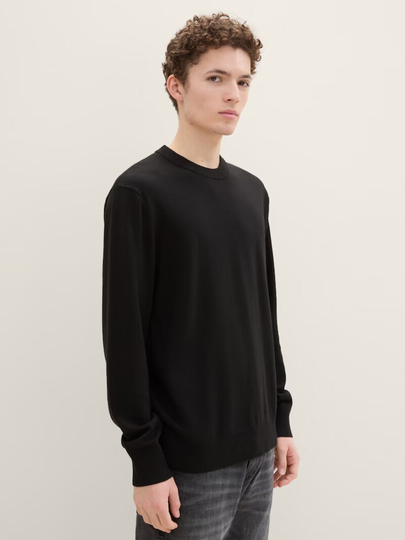 Tom Tailor Basic crewneck knit 1042509