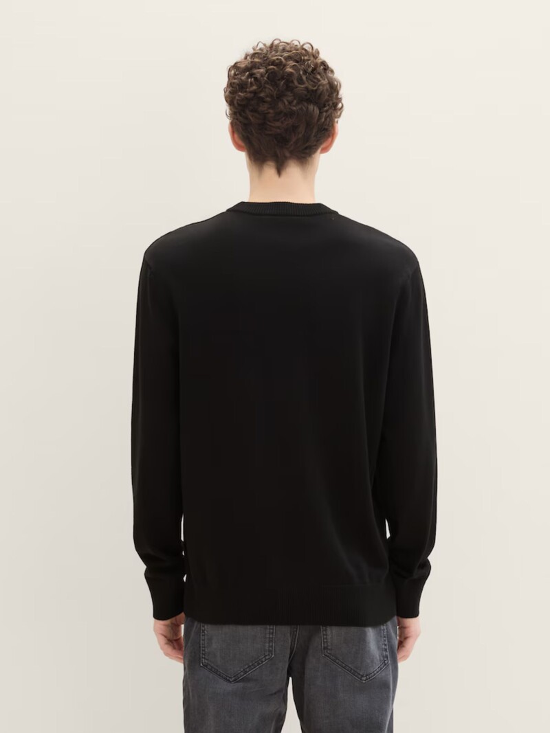 Tom Tailor Basic crewneck knit 1042509