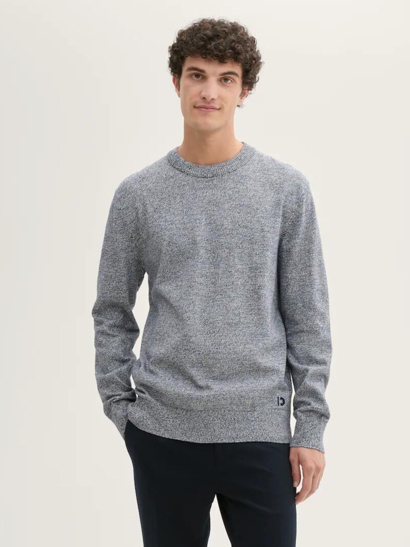 Tom Tailor Basic crewneck knit 1042509