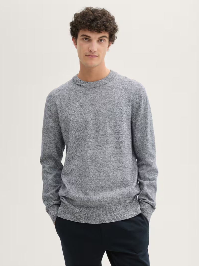 Tom Tailor Basic crewneck knit 1042509