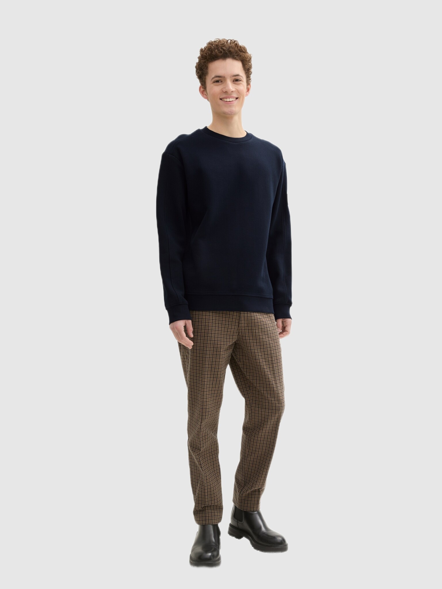 Tom Tailor Structured crewneck Sweater 1043300