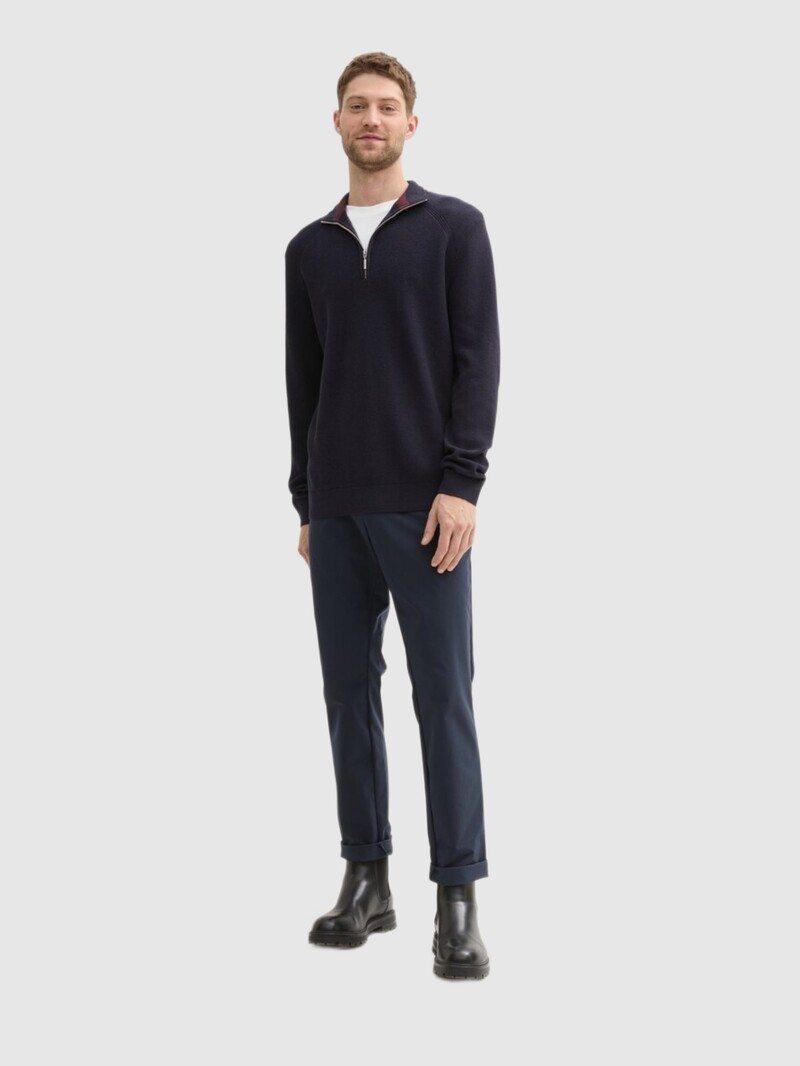 Tom Tailor structured knit troyer 1042454