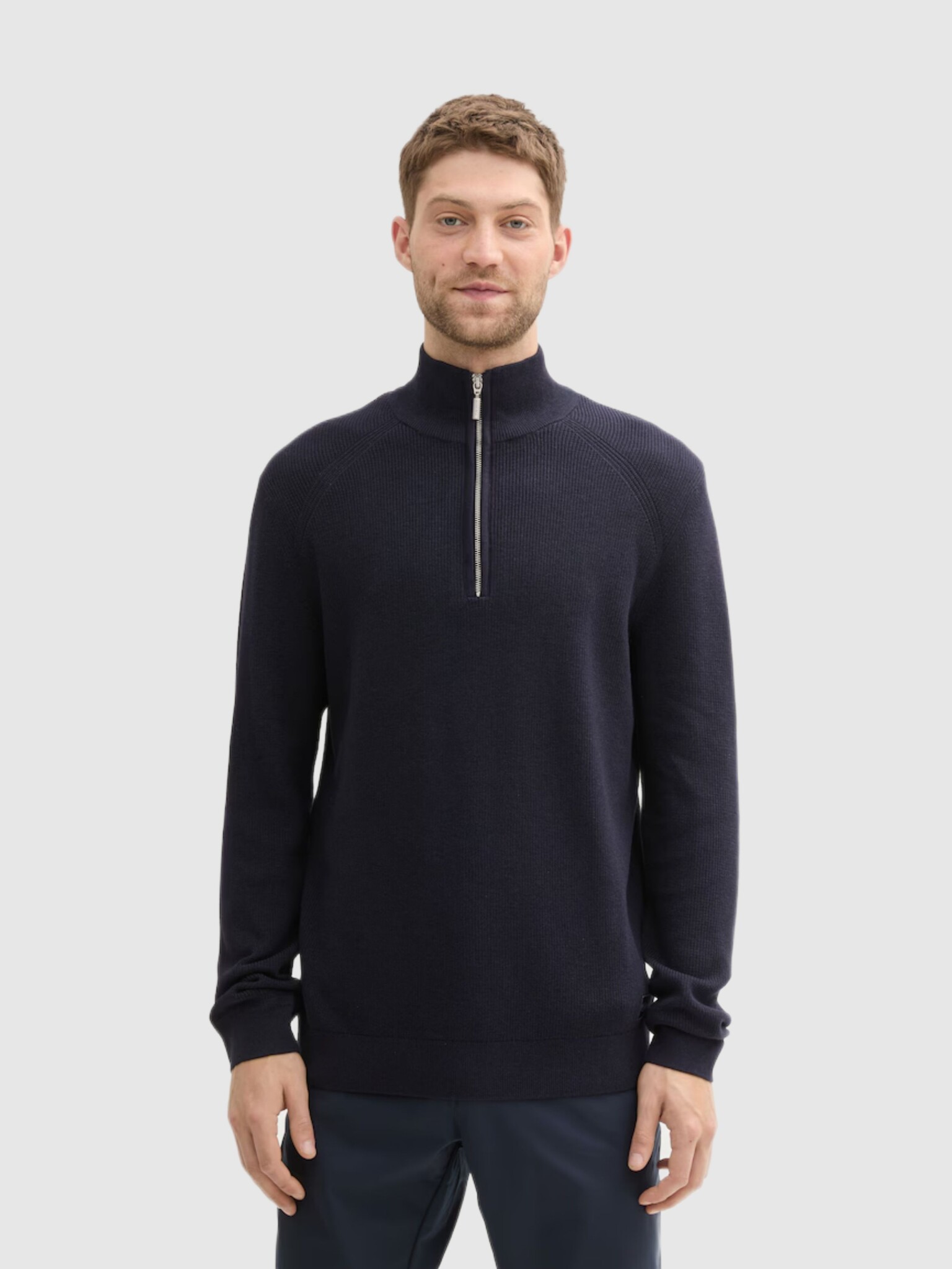 Tom Tailor structured knit troyer 1042454