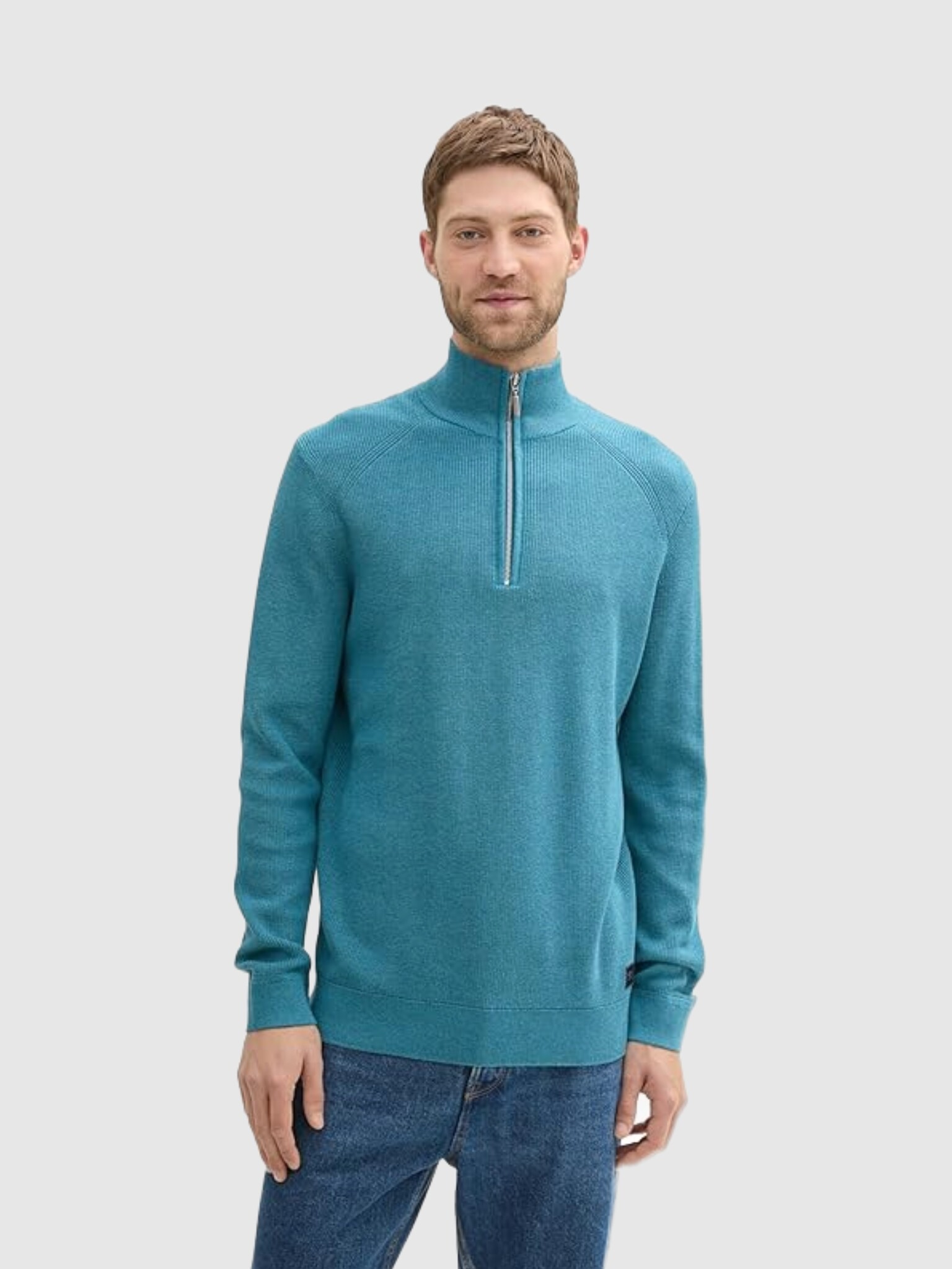 Tom Tailor structured knit troyer 1042454