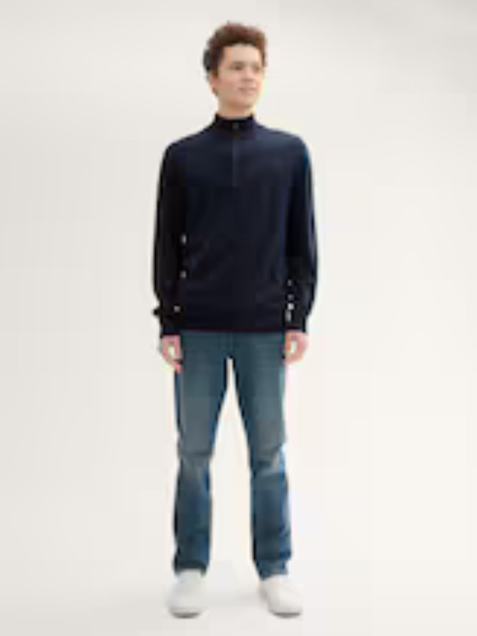 Tom Tailor Basic knit Troyer 1043022