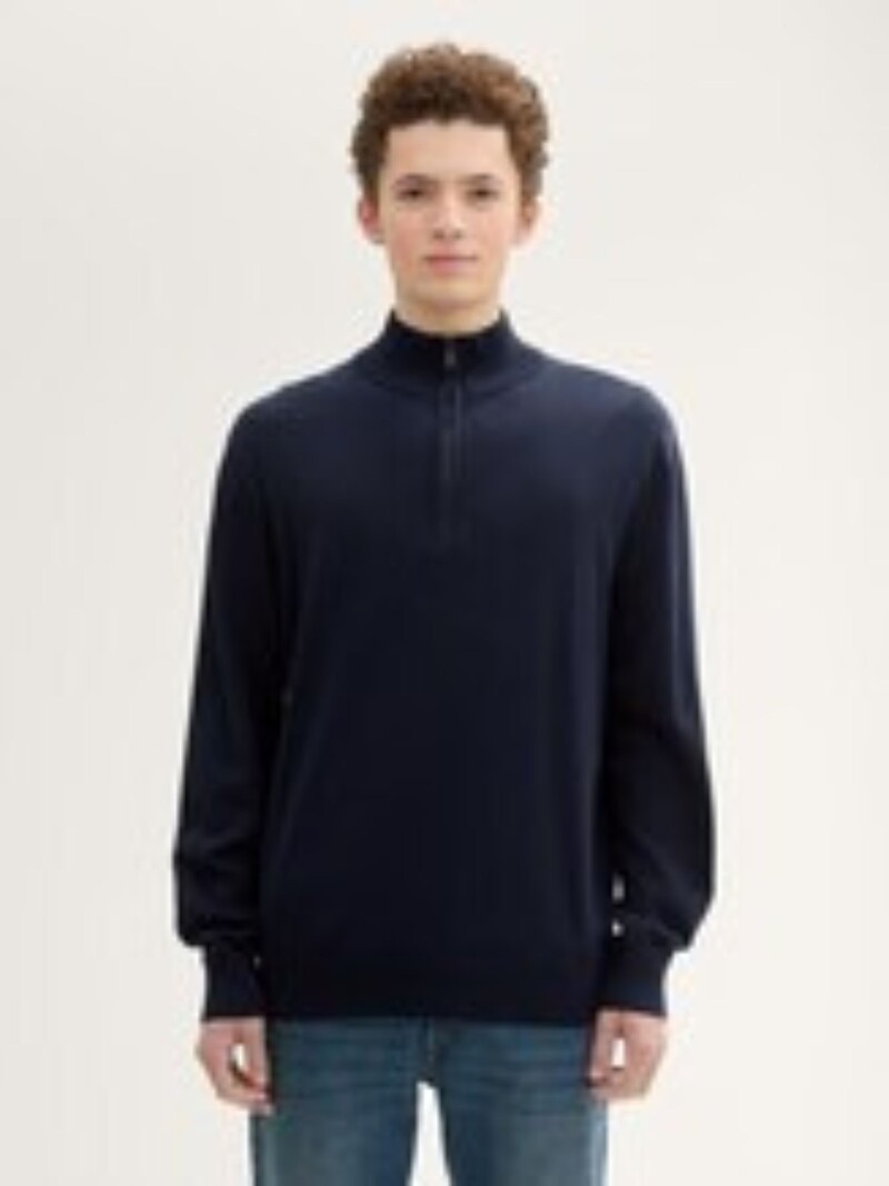 Tom Tailor Basic knit Troyer 1043022