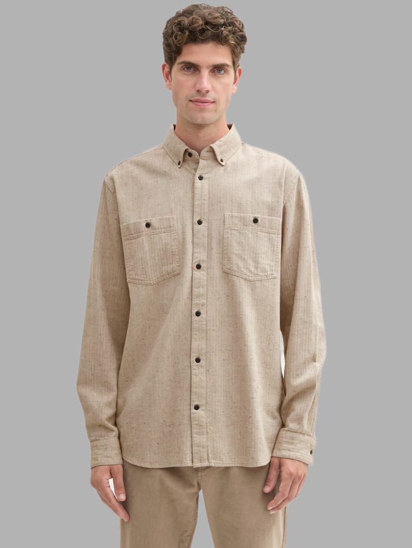 Tom Tailor structured nep shirt 1043801