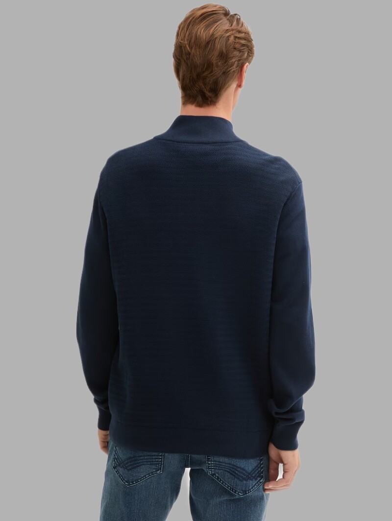 Tom Tailor Structure mix knit troyer 1044475