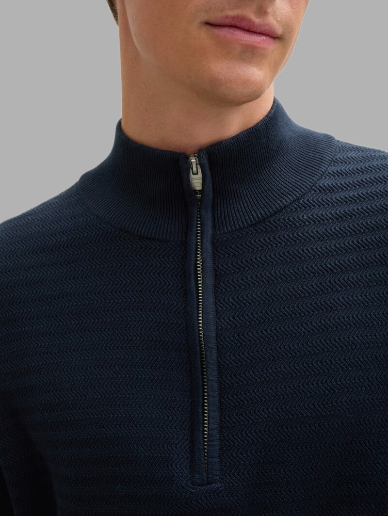 Tom Tailor Structure mix knit troyer 1044475