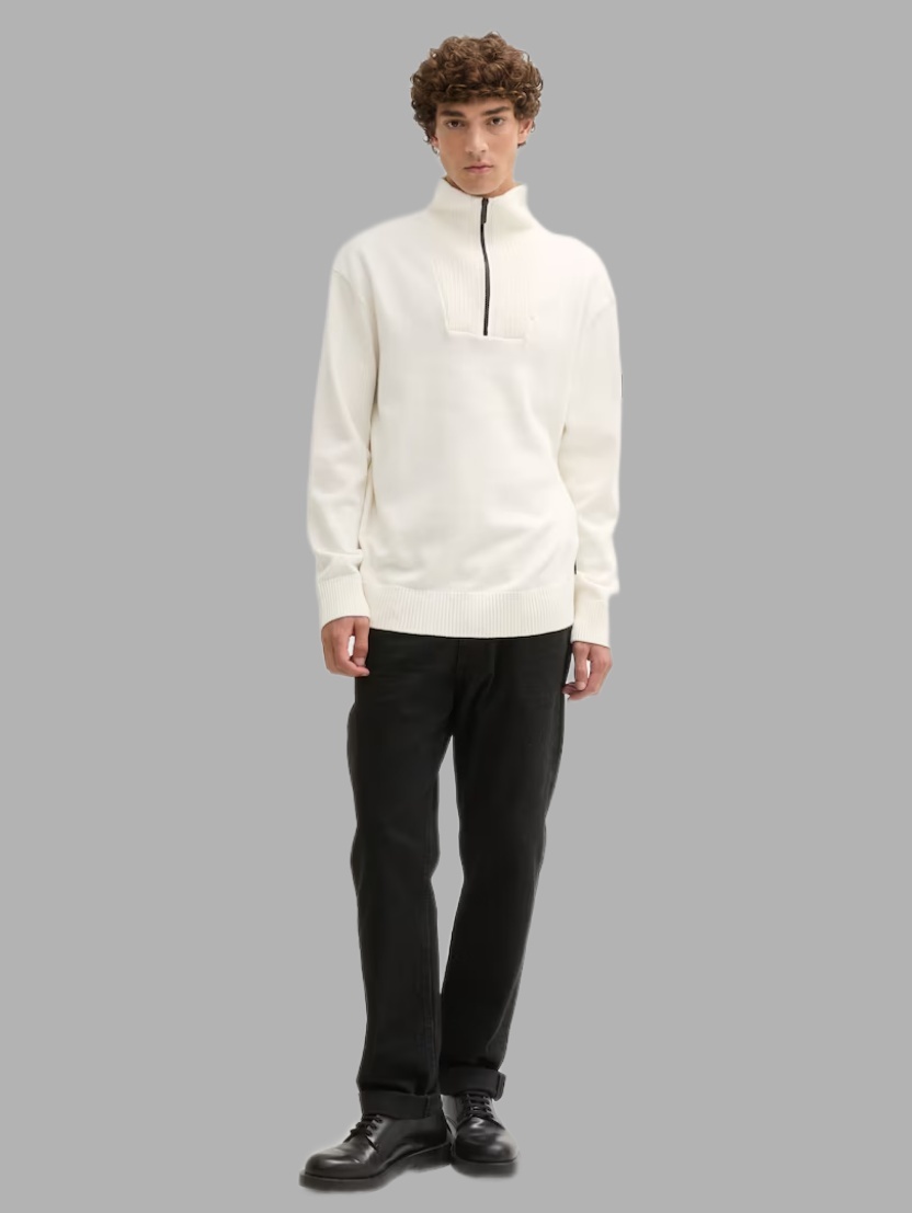 Tom Tailor Relaxed knit troyer 1044423