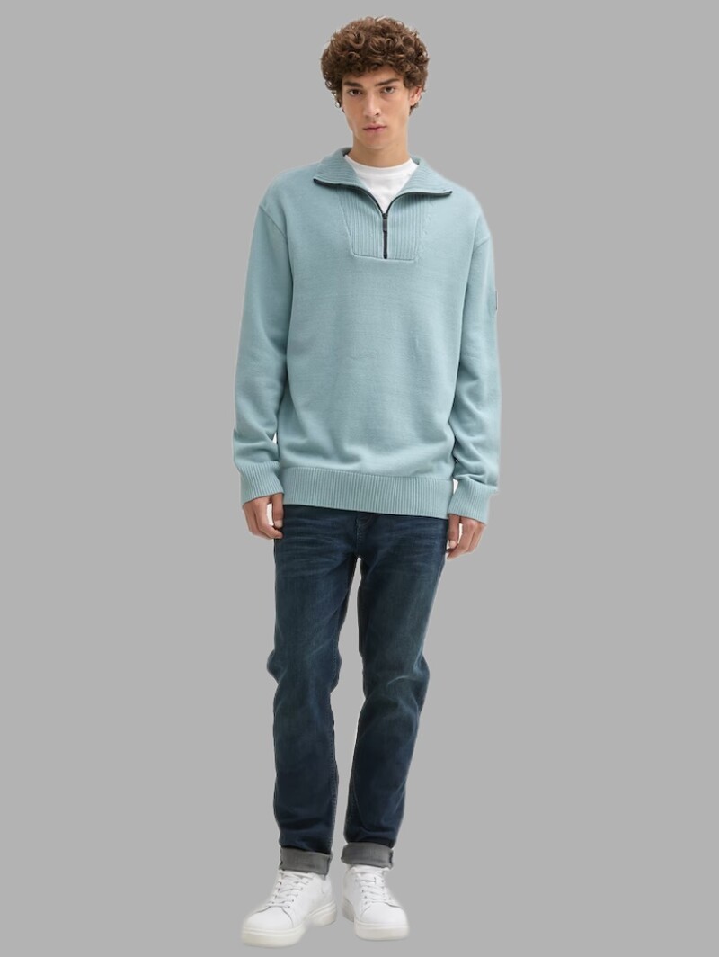 Tom Tailor Relaxed knit troyer 1044423